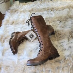 Frye Tall Melissa Lace Up Boots
